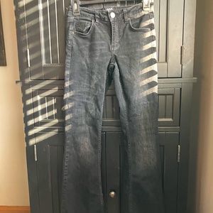 BDG Urban Outfitters Black Flare Jean Mid-Rise